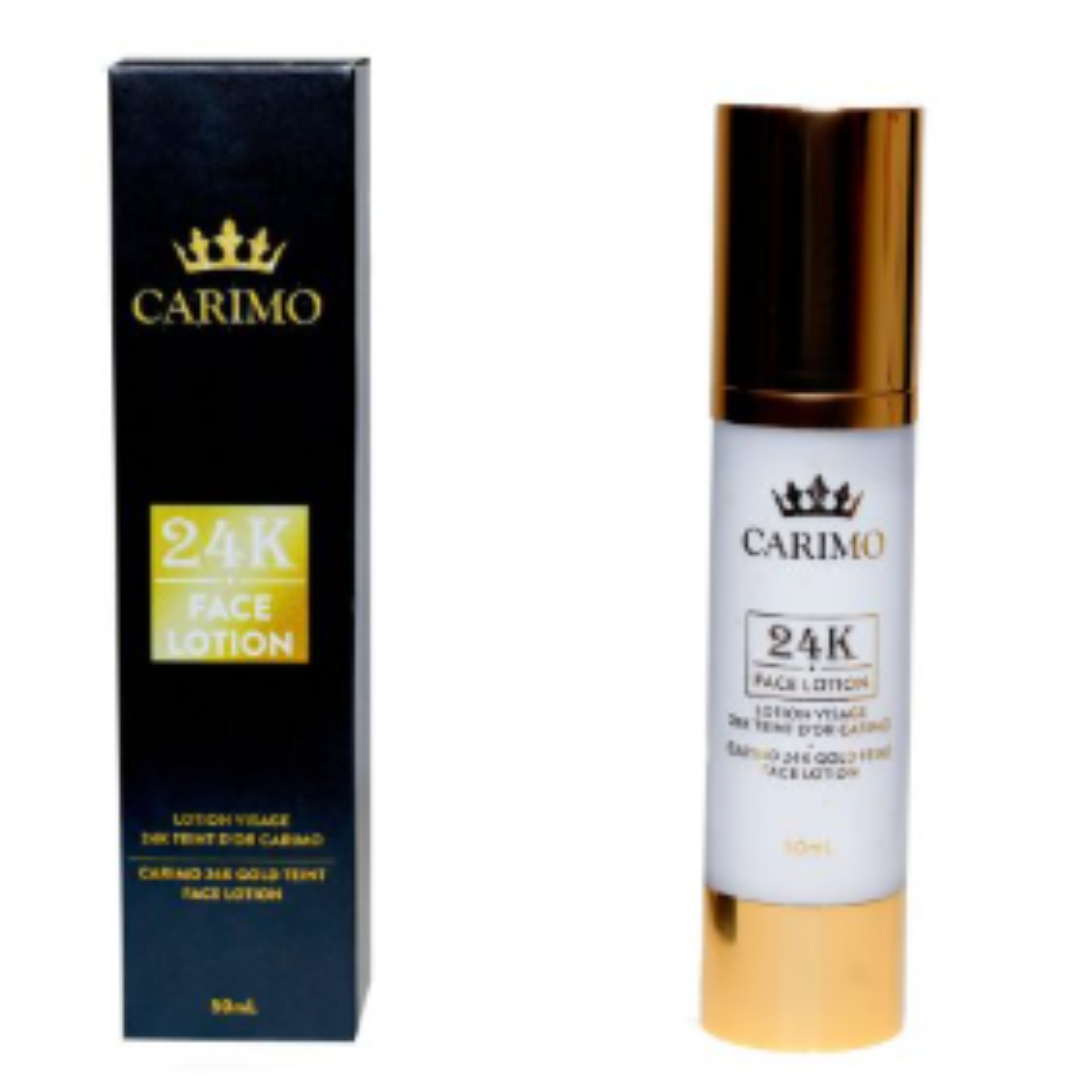 Carimo 24k gold facial lotion luxury skincare
