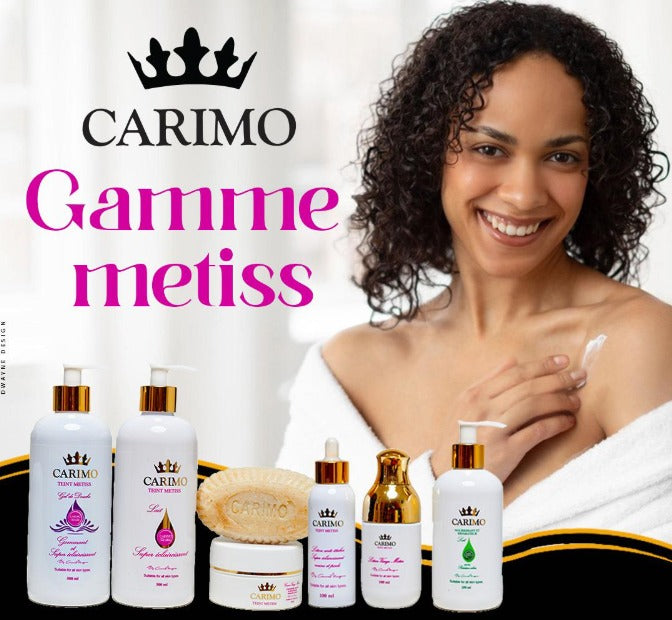 Carimo Gamme Metiss skincare products 