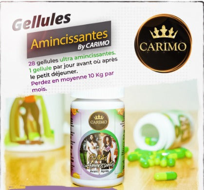Carimo slimming capsules packaging appetite suppressant capsules