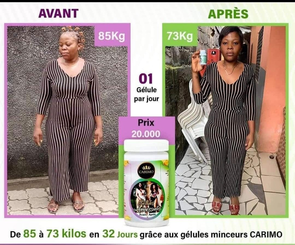 Carimo Slimming Capsules – Natural Appetite Suppressant- Carimo Gélules Amincissantes Yamad