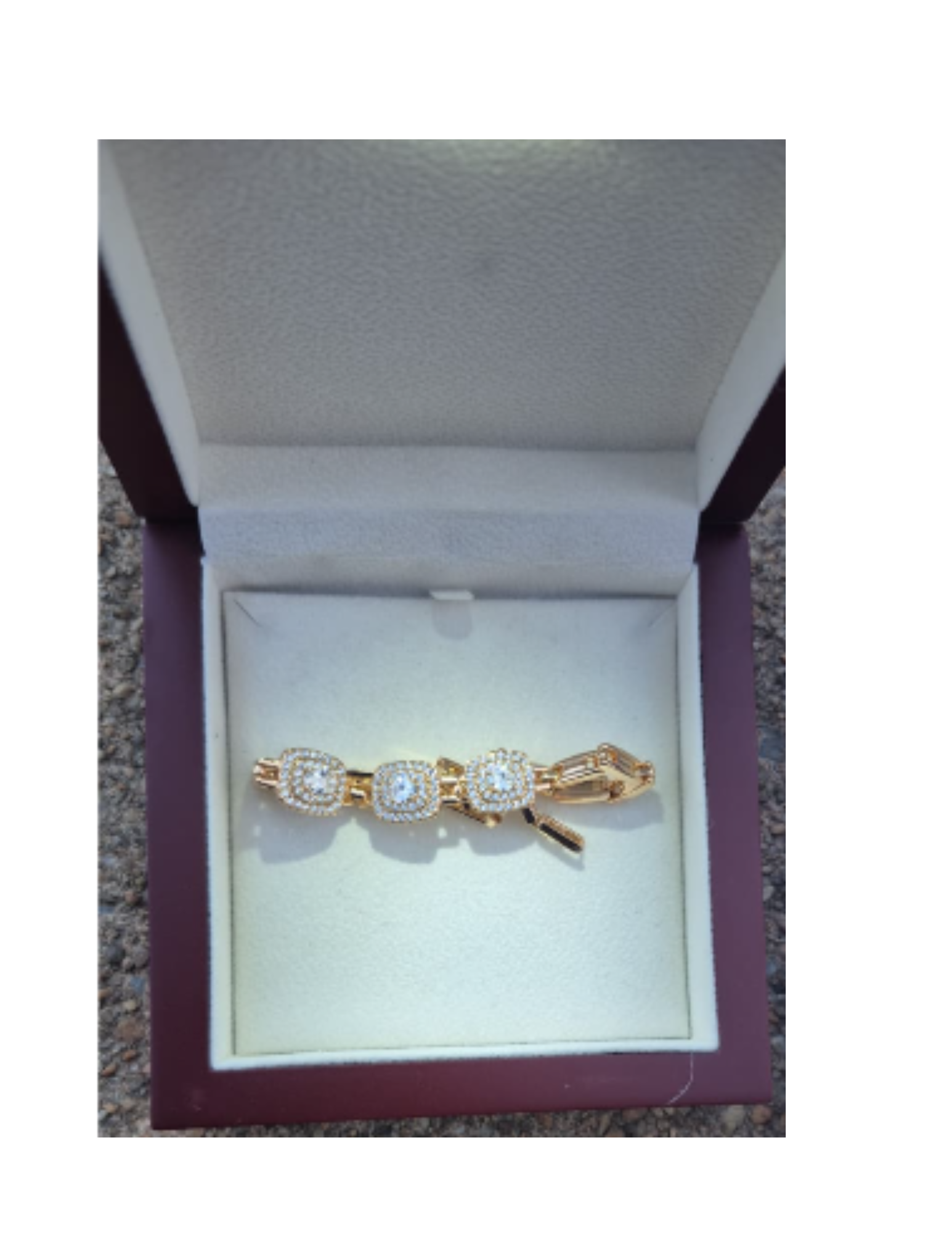 Gold Crystal Bracelet – Elegant Women’s Luxury Style Jewelry Gift
