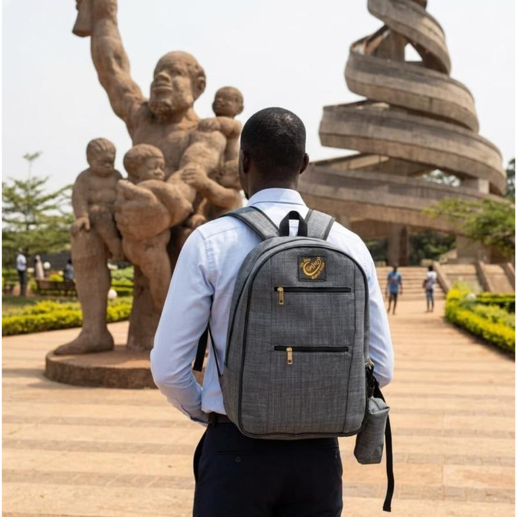 TCHOKOS Classic Executive Backpack – Black and Grey