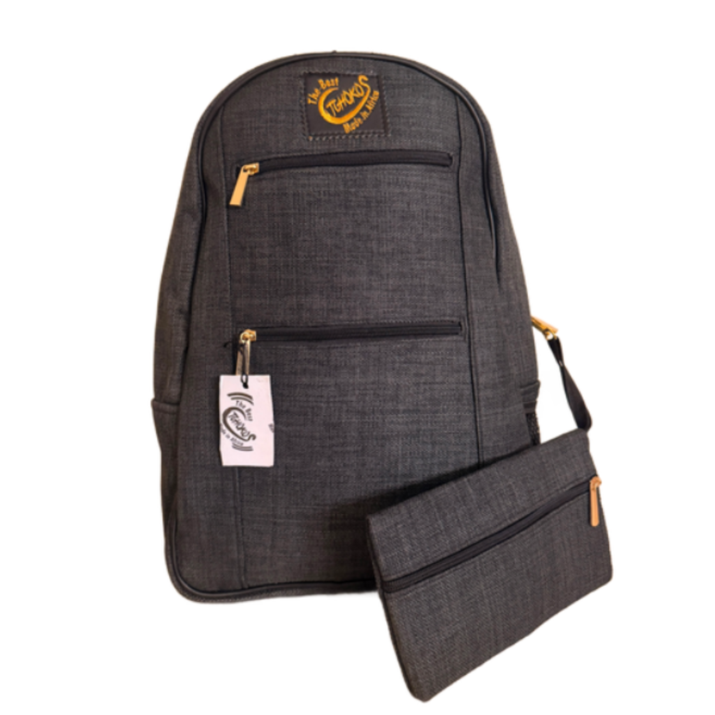 TCHOKOS Classic Executive Backpack – Black and Grey