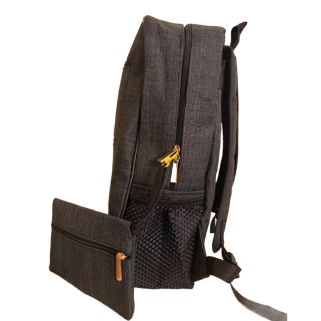 TCHOKOS Classic Executive Backpack – Black and Grey