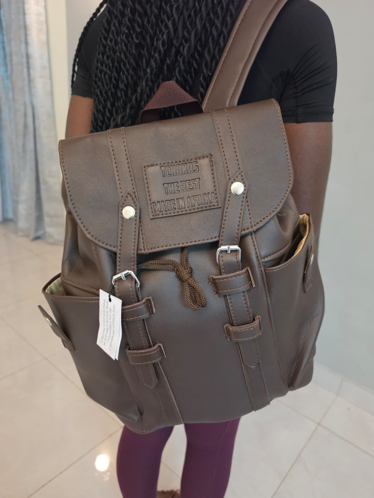 TCHOKOS Heritage Genuine Leather Backpack – Black or Brown