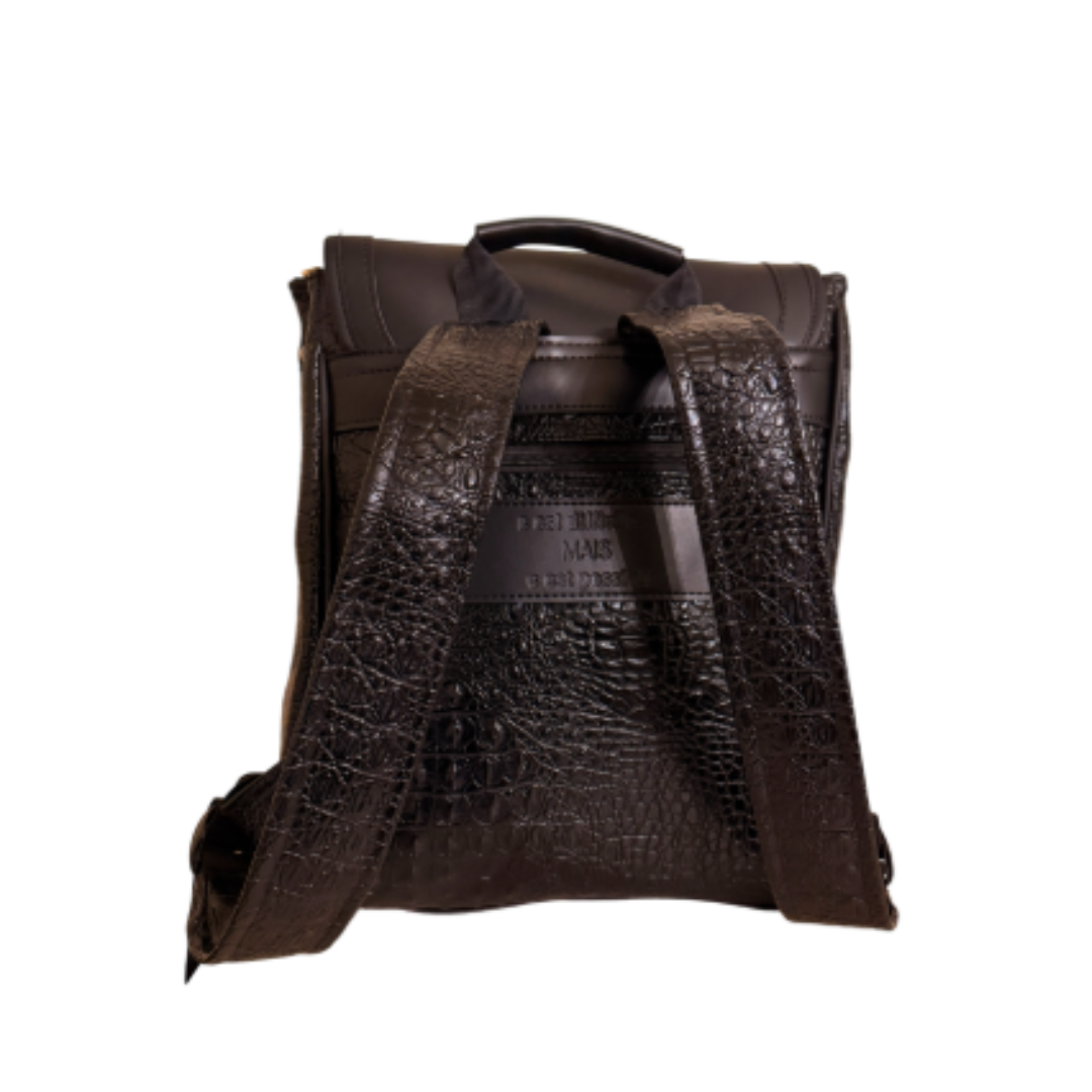 TCHOKOS Executive Leather Backpack – Black