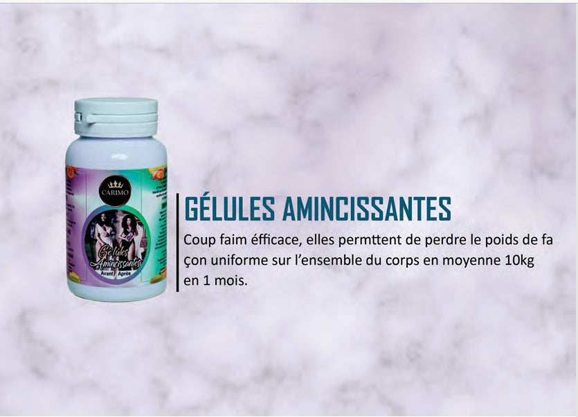 Carimo Slimming Capsules – Natural Appetite Suppressant- Carimo Gélules Amincissantes Yamad