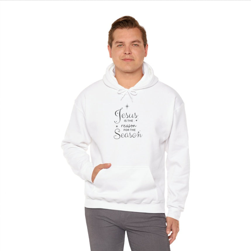 Jesus is the Reason for the Season Hoodie WHITE ONLY